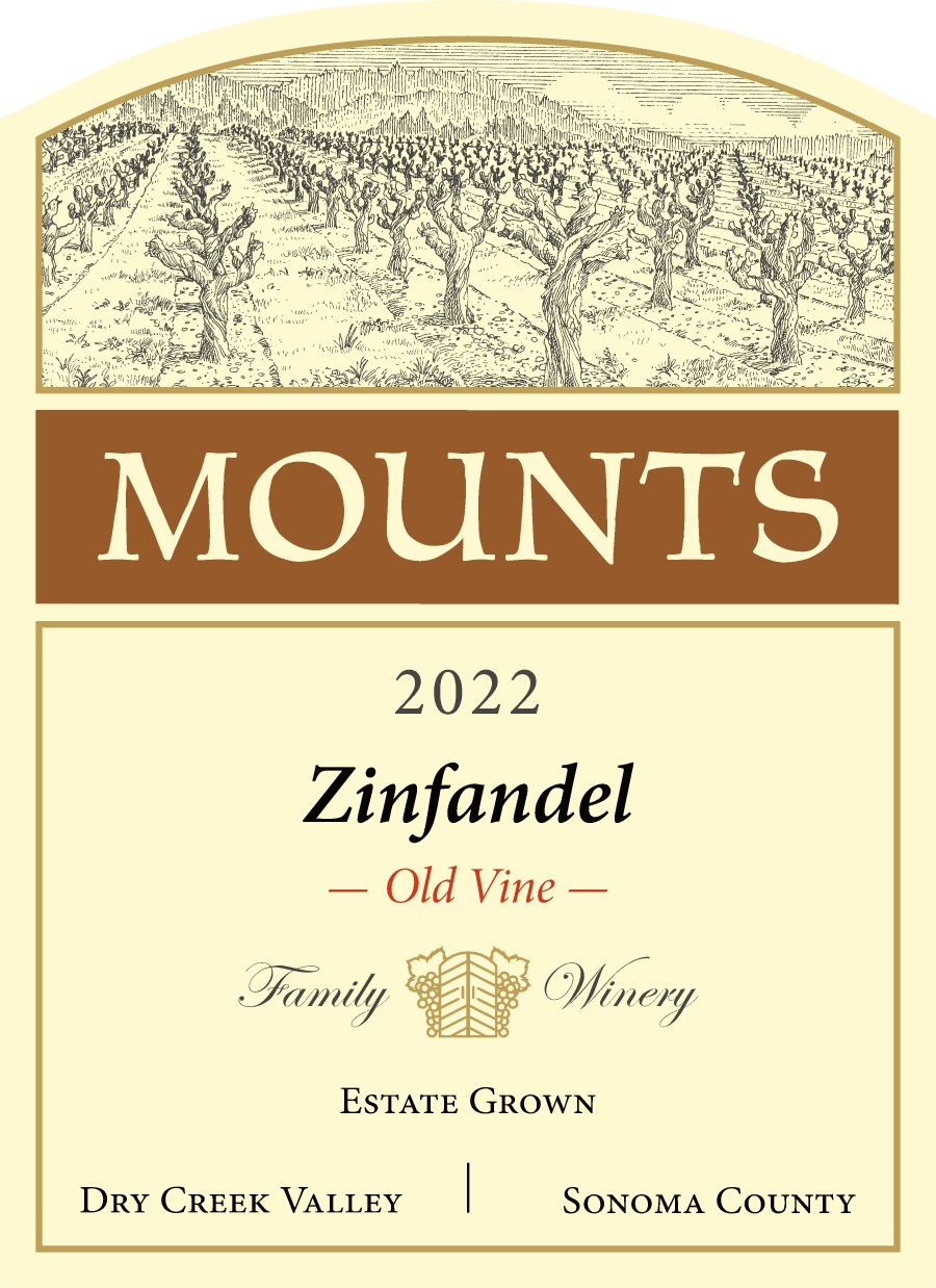 Product Image for 2022 Mounts Old Vine Zinfandel Estate